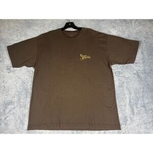 Tommy Bahama Relax Mens Brown Friday Night Lights Cigar Graphic T-Shirt Large